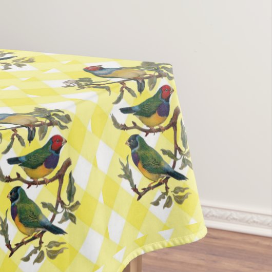 Tablecloth Yellow Pset Bird Tafelkleed (Voorbeeld)