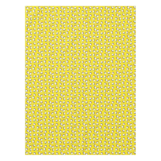 Tablecloth Yellow Rainbow Clouds Sun Tafelkleed (Voorkant)