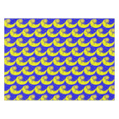 Tablecloth Yellow Sun Moon Stars Blue Tafelkleed (Voorkant (Horizontaal))