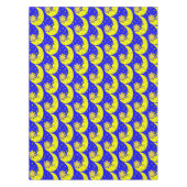 Tablecloth Yellow Sun Moon Stars Blue Tafelkleed (Voorkant)