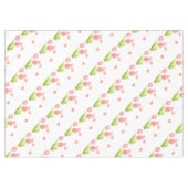 Tableclothveer Retro roze tulpbloem Tafelkleed (Voorkant (Horizontaal))