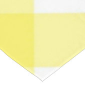 Tablecoth Yellow White Plaid  Tafelkleed (Gekanteld)