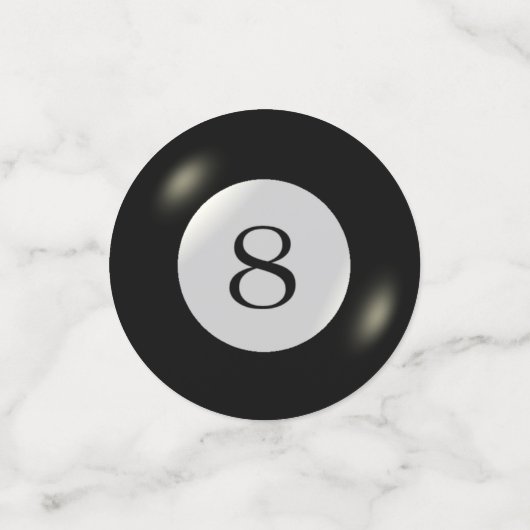 Tablefetti - Acht bal Confetti (Kleine voorkant)