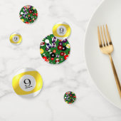Tablefetti - biljart en 9 bal confetti (Groep)