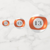 Tablefetti - Billiards en 13 Ball Confetti (Achterkanten)
