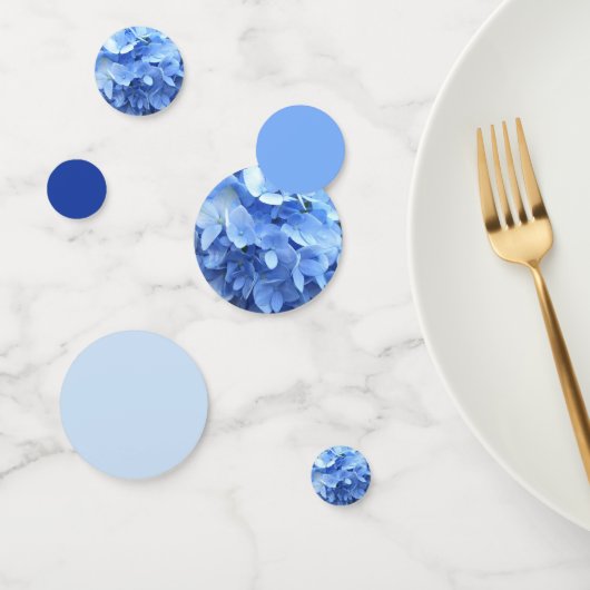 Tablefetti - Blauwe hortensia Confetti (Groep)