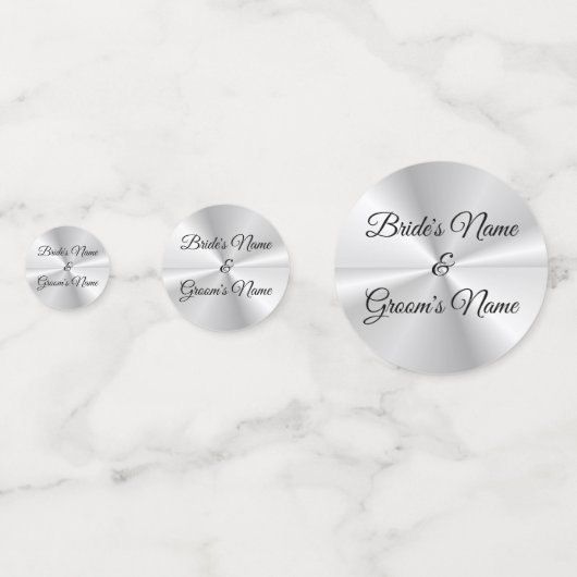 Tablefetti - Speciaal Jubileum voor 25e bruiloft Confetti (Achterkanten)