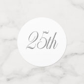 Tablefetti - Speciaal Jubileum voor 25e bruiloft Confetti (Kleine voorkant)