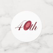 Tablefetti - Speciaal Jubileum voor het 40ste huwe Confetti (Kleine voorkant)