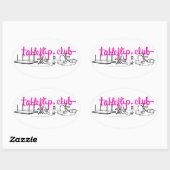 tableflip.club ovale Stickers (Vel)