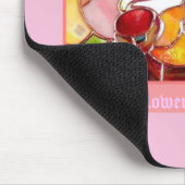 Tablel Flower Arrangement Sweet Pink Muismat (Hoek)