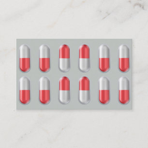Tablet Box Medical Pharmaceuticals Professional Visitekaartje