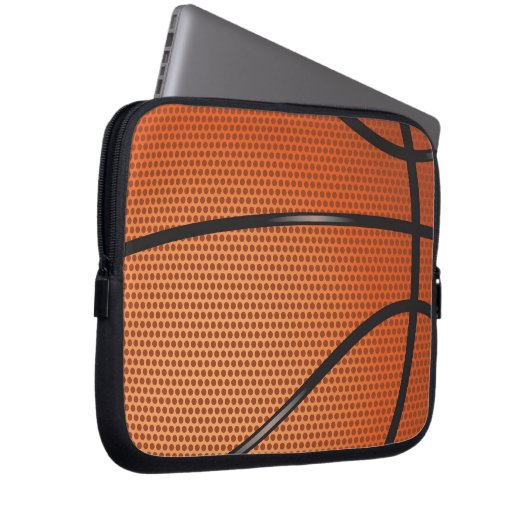 Tablet en laptophoes - Basketball Laptop Sleeve (Voorkant Rechts)