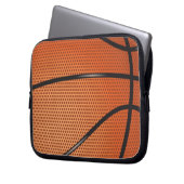 Tablet en laptophoes - Basketball Laptop Sleeve (Voorkant Links)