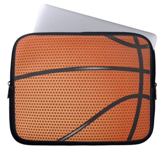 Tablet en laptophoes - Basketball Laptop Sleeve (Voorkant)