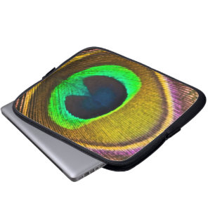 Tablet- en laptophoes - Peacock-doether Laptop Sleeve
