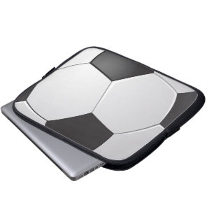 Tablet en laptophoes - Voetbal Laptop Sleeve