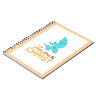 Tablet- en laptophoes 'Vrijheid in Christus' Notitieboek