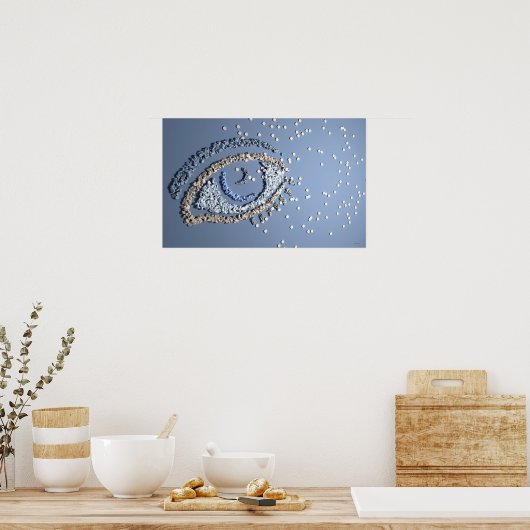 Tablet Eye Poster (Keuken)