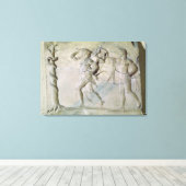 Tablet met afbeelding van Hercules Canvas Afdruk (Insitu (Houten vloer))