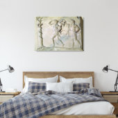 Tablet met afbeelding van Hercules Canvas Afdruk (Insitu (Slaapkamer))