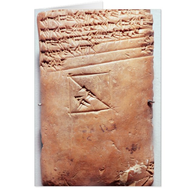 Tablet met cuneiform script, c.1830-1530 BC (Voorkant)