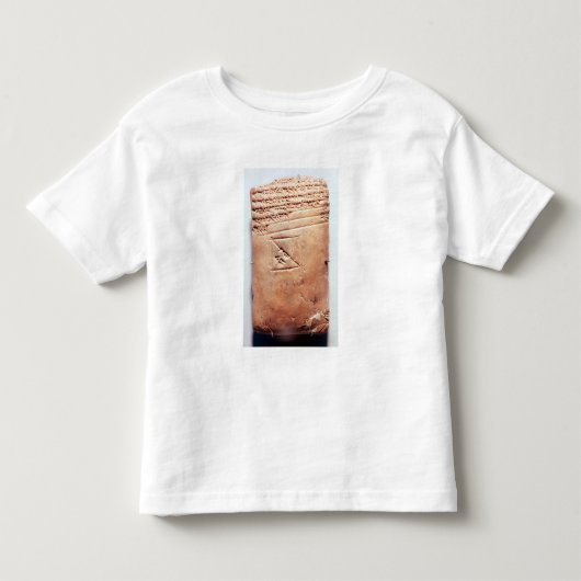 Tablet met cuneiform script, c.1830-1530 BC Kinder Shirts (Voorkant)