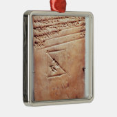 Tablet met cuneiform script, c.1830-1530 BC Metalen Ornament (Rechts)