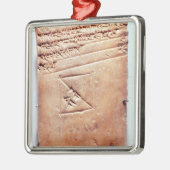 Tablet met cuneiform script, c.1830-1530 BC Metalen Ornament (Links)
