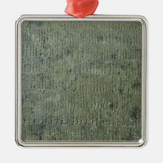 Tablet met cuneiform script metalen ornament (Voorkant)