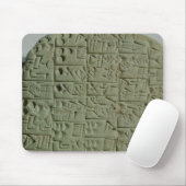 Tablet met cuneiform script muismat (Met muis)
