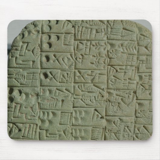 Tablet met cuneiform script muismat (Voorkant)