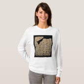 Tablet met cuneiform script, uit Uruk T-shirt (Voorkant volledig)