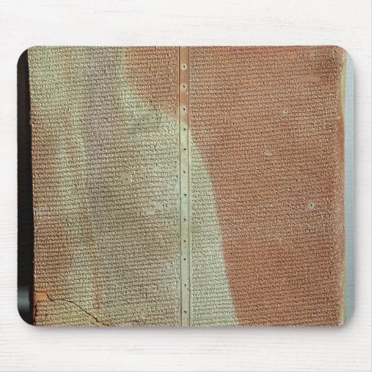 Tablet met de geschiedenis van King Sargon II Muismat (Voorkant)