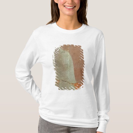 Tablet met de geschiedenis van King Sargon II T-shirt (Voorkant)