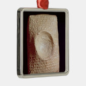 Tablet met inscriptie "cuneiform" metalen ornament (Rechts)