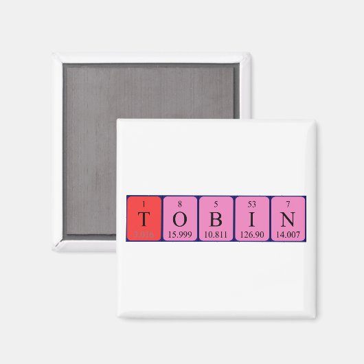 Tablet met periodieke vermelding magneet (Voorkant / Achterkant)