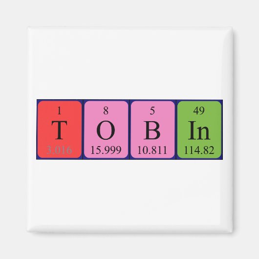 Tablet met periodieke vermelding magneet (Voorkant)