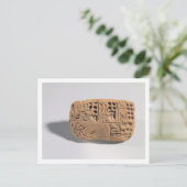 Tablet met pictogrammen, Protoliterat Briefkaart (Staand voorkant)