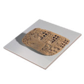 Tablet met pictogrammen, Protoliterat Tegeltje (Zijkant)