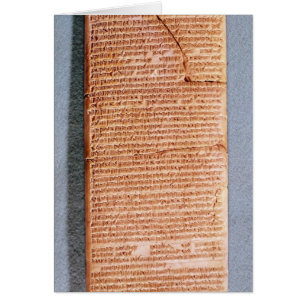 Tablet met rituele offers