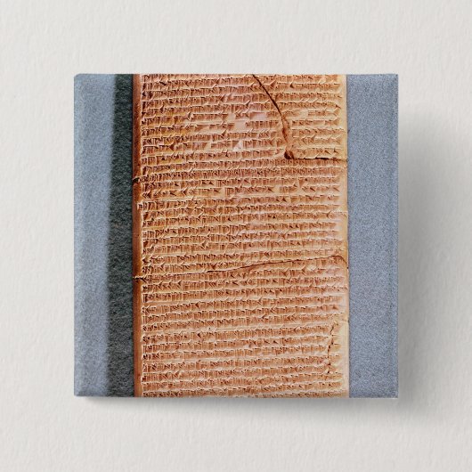 Tablet met rituele offers vierkante button 5,1 cm (Voorkant)