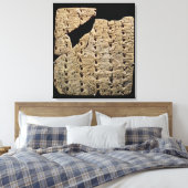 Tablet met spijkerschrift, uit Uruk Canvas Afdruk (Insitu (Slaapkamer))