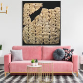 Tablet met spijkerschrift, uit Uruk Canvas Afdruk (Insitu (Woonkamer))