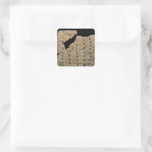 Tablet met spijkerschrift, uit Uruk Vierkante Sticker (Tas)