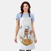 Tablet Pizzaiolo Schort (Gedragen)