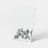 Tablet Reclamebord Met Voetstuk (Voorkant)