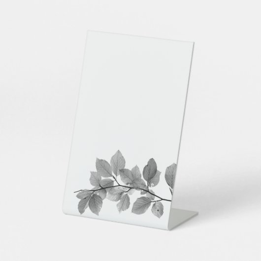 Tablet Reclamebord Met Voetstuk (Voorkant)