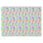 Tablet textiel verjaardagsfeest tafelkleed (Voorkant (Horizontaal))