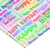 Tablet textiel verjaardagsfeest tafelkleed (Gekanteld)